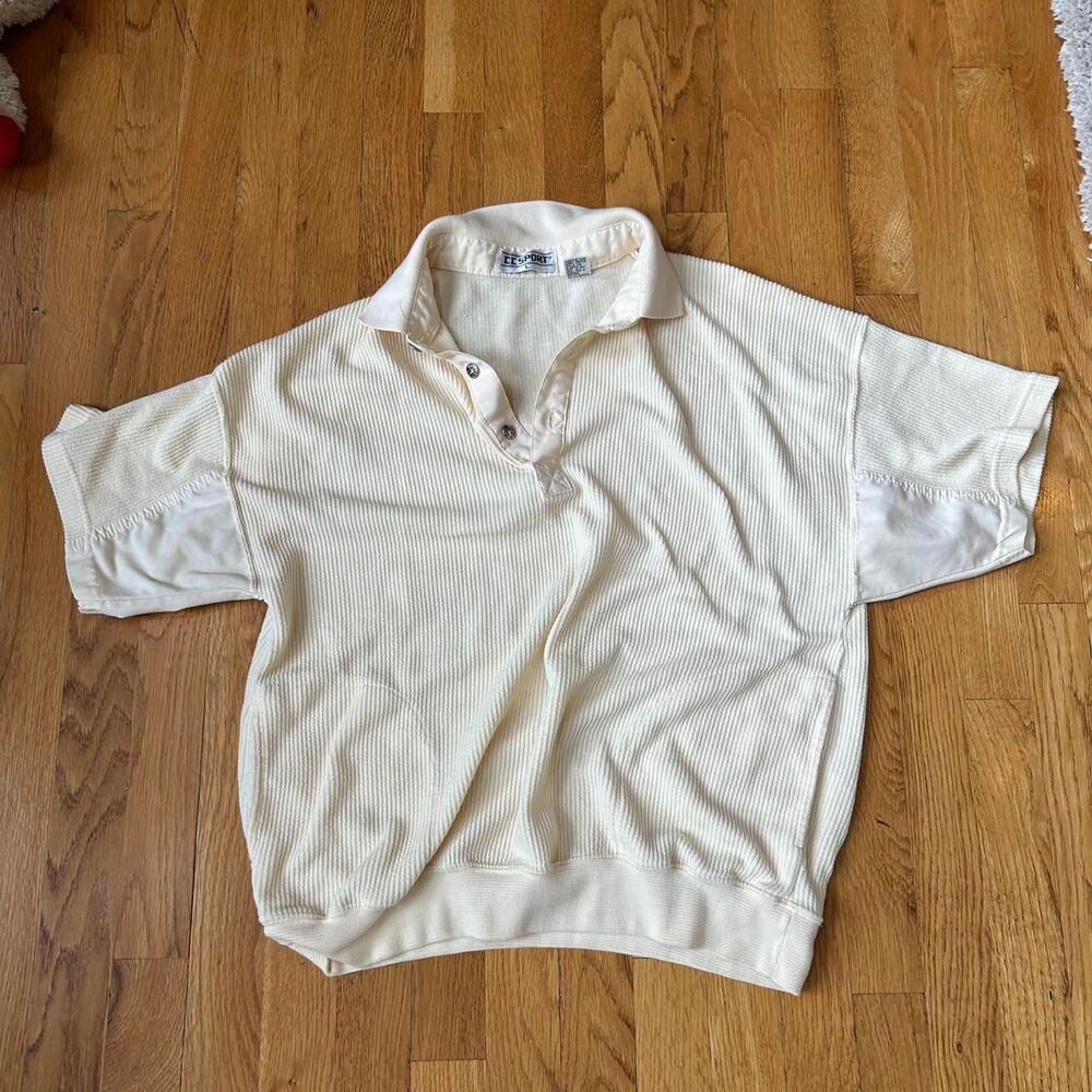 Polo-ralph-lauren Women's Cream and White Polo-shirts